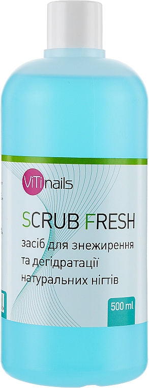 Odtłuszczacz do paznokci - ViTinails Scrub Fresh — Zdjęcie N2