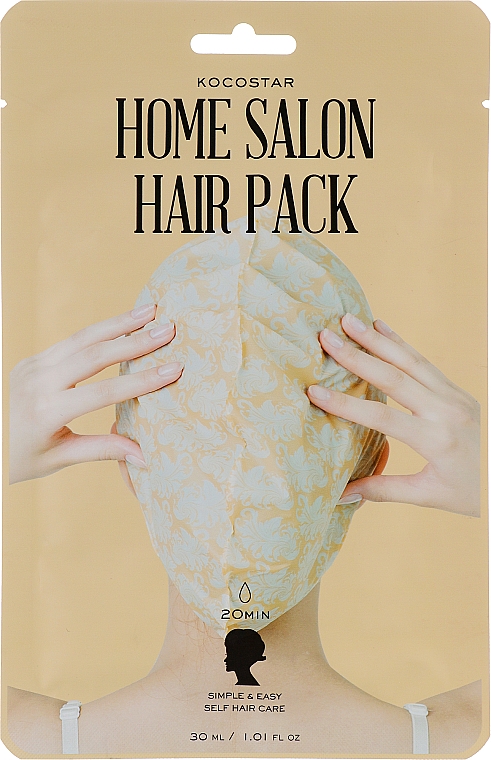 Regenerująco-nawilżająca maska do włosów - Kocostar Home Salon Hair Pack — Zdjęcie N1