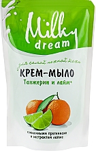 Mydło w płynie Mandarynka i limonka (uzupełnienie) - Milky Dream — Zdjęcie N2