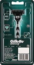 Maszynka do golenia z wymiennym ostrzem - Gillette Mach3 — Zdjęcie N2