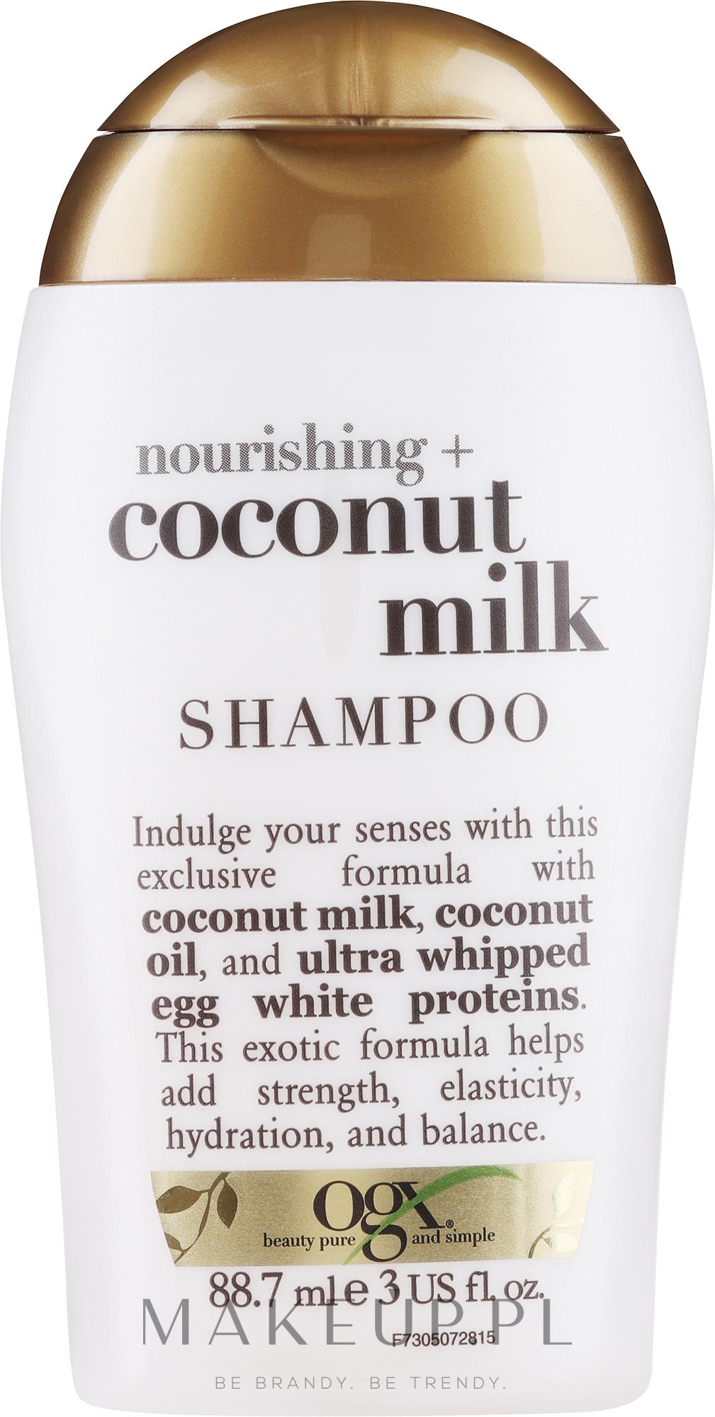 Odżywczy szampon do włosów z mleczkiem kokosowym - OGX Nourishing Coconut Milk Shampoo — Zdjęcie 88.7 ml