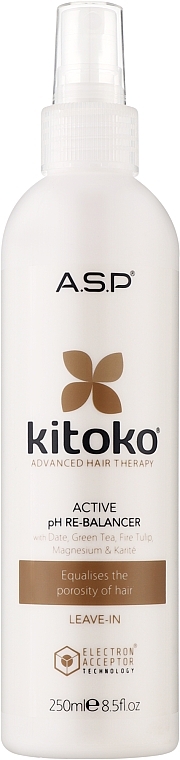 Spray balansujący do włosów - Affinage Salon Professional Kitoko pH Active pH Rebalancer — Zdjęcie N1