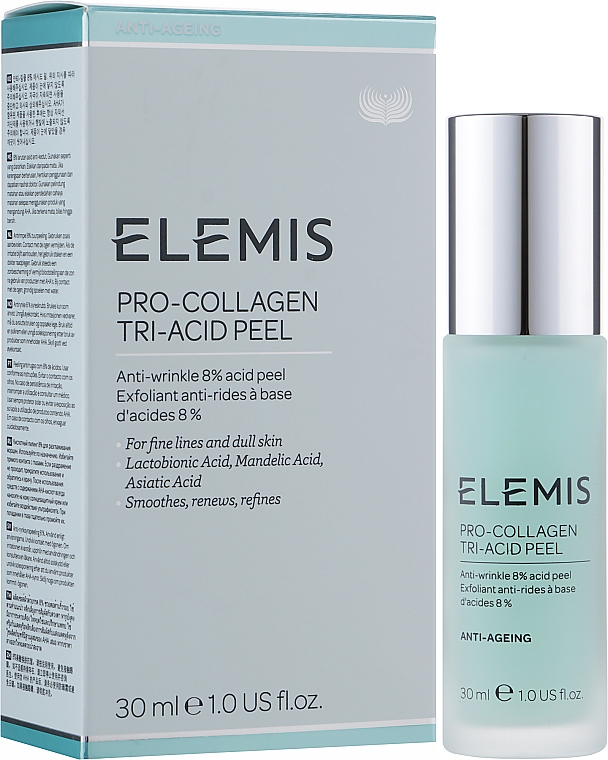 Peeling przeciwstarzeniowy do twarzy - Elemis Pro-Collagen Tri Acid Peel — Zdjęcie N2