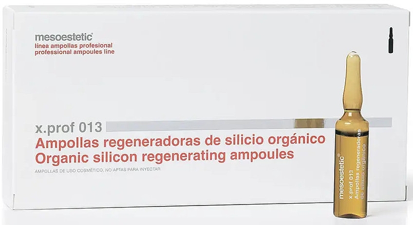 Preparat do mezoterapii Silikon organiczny 0,5% - Mesoestetic X.prof 013 Organic Silicion 0.5% — Zdjęcie N2