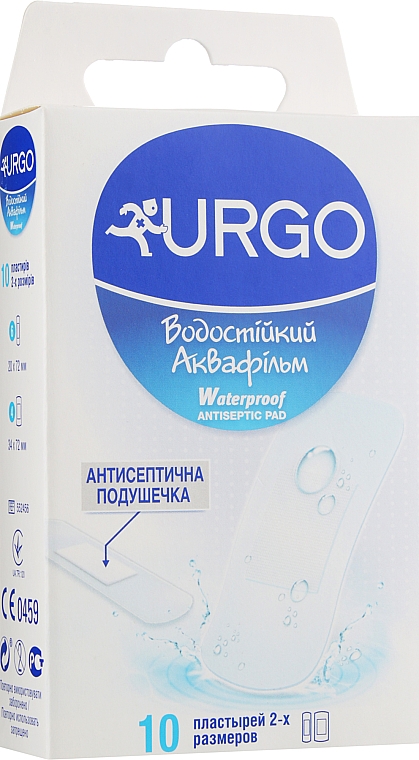 Medyczny wodoodporny plaster Aquafilm z antyseptykiem - Urgo — Zdjęcie N1