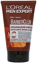 Peeling do twarzy i brody - L'Oreal Paris Men Expert Barber Club Exfoliating Beard & Face Scrub — Zdjęcie N1