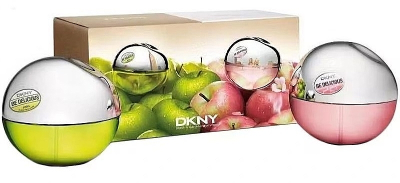 DKNY Be Delicious & Be Delicious Fresh Blossom - Zestaw (edp 2 x 30 ml) — Zdjęcie N1