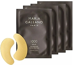 Złote płatki na oczy - Maria Galland Paris 1000 Mille The Eye Contour Patches — Zdjęcie N1