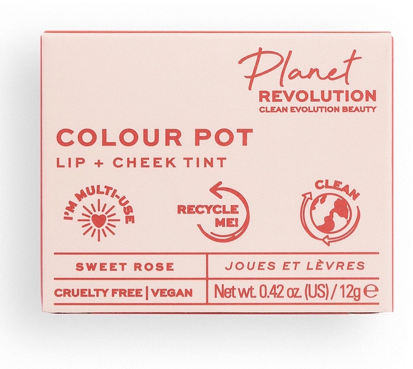 	Róż do policzków i ust - Planet Revolution The Colour Pot Lip + Cheek Tint — Zdjęcie N4