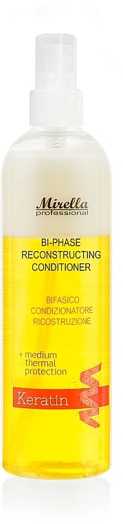 Dwufazowa odżywka do włosów zniszczonych z termoochroną - Mirella Hair 2-phase Conditioner