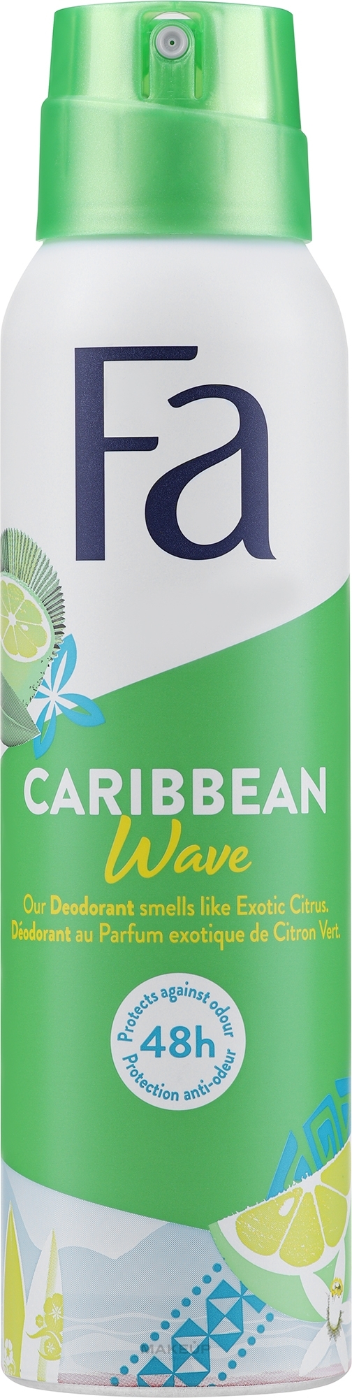 Dezodorant w sprayu - Fa Caribbean Lemon Deodorant Spray — Zdjęcie 150 ml