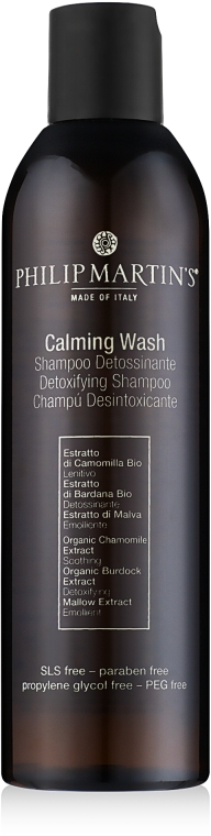 Szampon do włosów i wrażliwej skóry głowy - Philip Martin's Calming Wash Shampoo