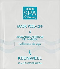 Kup Odmładzająca maska alginatowa do twarzy - Keenwell SPA of Beauty Mask Peel-Off 4