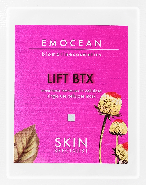 Maseczka do twarzy o działaniu liftingującym i wypełniającym zmarszczki - Emocean Skin Specialist Lift BTX Mask — Zdjęcie N1