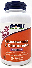 Suplement diety z glukozaminą i chondroityną w kapsułkach - Now Foods Glucosamine & Chondroitin With Trace Minerals — Zdjęcie N1