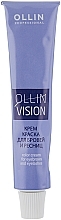 Kup Krem koloryzujący do brwi i rzęs + chusteczki pod rzęsy - Ollin Professional Vision Set Color Cream For Eyebrows And Eyelashes