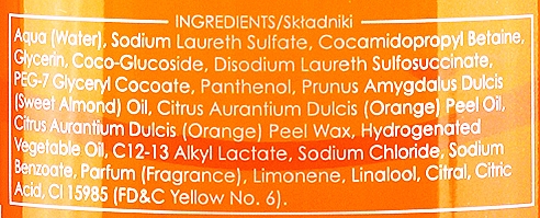 Żel pod prysznic Energia pomarańczy - Ziaja Orange Butter Creamy Shower Soap — Zdjęcie N3