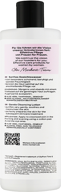 Delikatny lotion do skóry wrażliwej i suchej - Marbert Soft Cleansing Sanftes Gesichtswasser — Zdjęcie N3