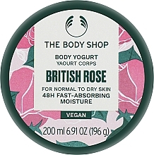 Jogurt do ciała do skóry normalnej i suchej - The Body Shop British Rose Vegan Body Yogurt — Zdjęcie N1