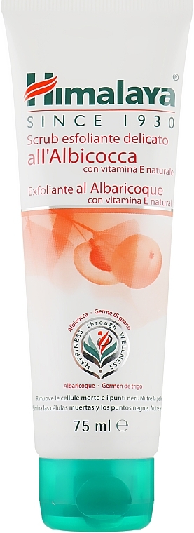 Delikatnie złuszczający scrub do twarzy Morela i witamina E - Himalaya Herbals Gentle Exfoliating Apricot Scrub — Zdjęcie N2