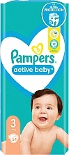 Pieluchy Active Baby 3 (6-10 kg), 54 szt. - Pampers — Zdjęcie N9