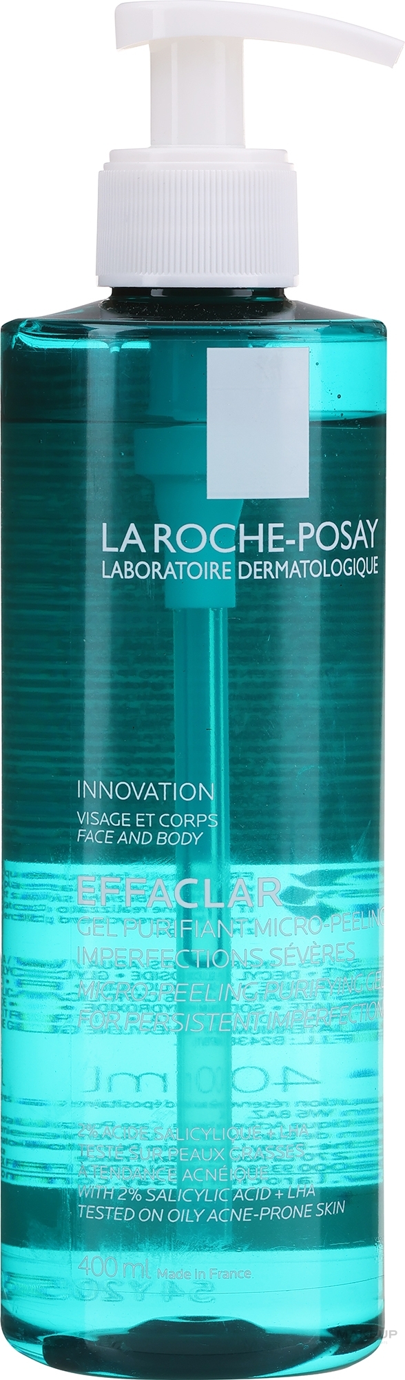 PRZECENA! Mikropeelingujący żel do oczyszczania problematycznej skóry twarzy i ciała - La Roche-Posay Effaclar Micro-Peeling Purifying Gel * — Zdjęcie 400 ml