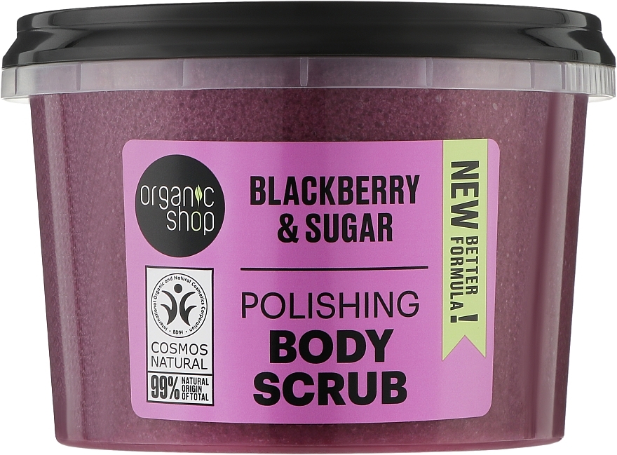 Peeling do ciała Jeżyna - Organic Shop Polishing Body Scrub Blackberry & Sugar — Zdjęcie N3