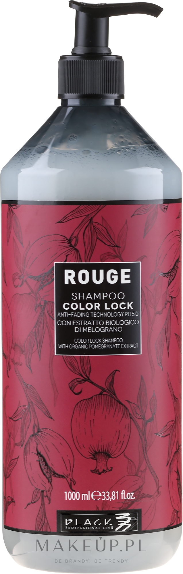 Szampon bez siarczanów do włosów farbowanych - Black Professional Line Rouge Color Lock Shampoo — Zdjęcie 1000 ml