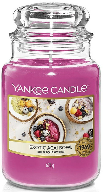 Świeca zapachowa w szkle - Yankee Candle Exotic Acai — Zdjęcie N3