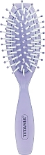 Klasyczna szczoteczka do masażu, 7-rzędowa, fioletowa - Titania — Zdjęcie N1
