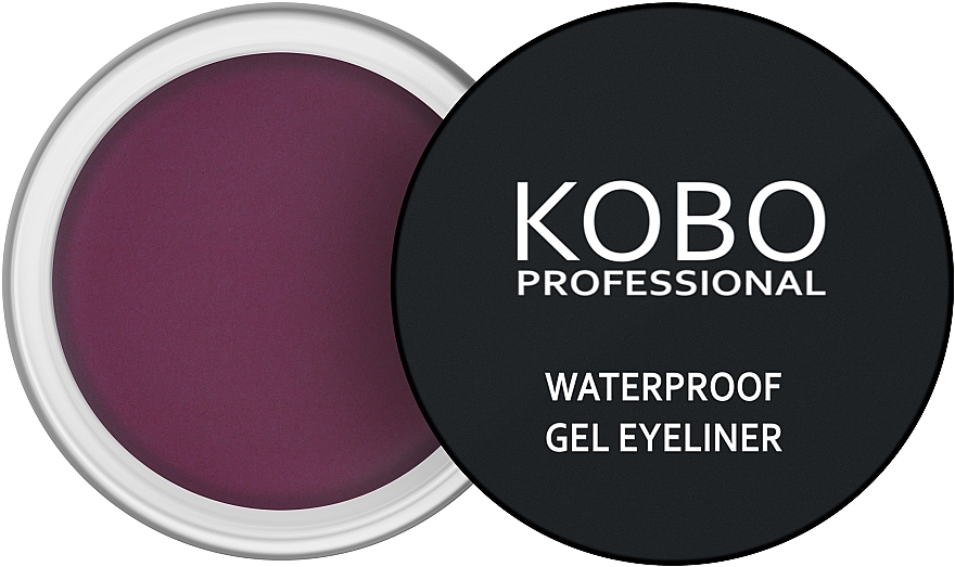 Wodoodporny eyeliner - Kobo Professional Waterproof Gel Eyeliner