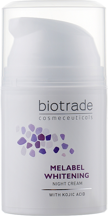 Rozjaśniający krem na noc do skóry przebarwionej - Biotrade Melabel Whitening Night Cream — Zdjęcie N3