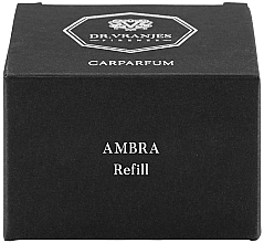 Dr. Vranjes Ambra Carparfum Refill - Odświeżacz powietrza do samochodu (wymienna jednostka) — Zdjęcie N1