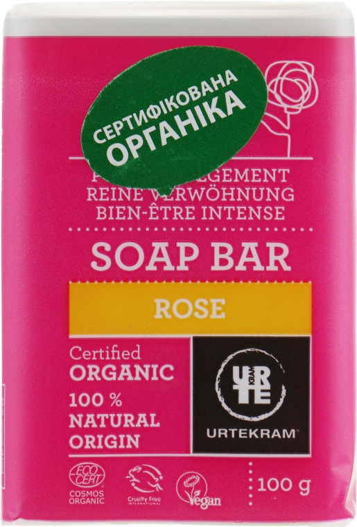 BIO mydło w kostce Róża - Urtekram Pure Indulgement Rose Soap