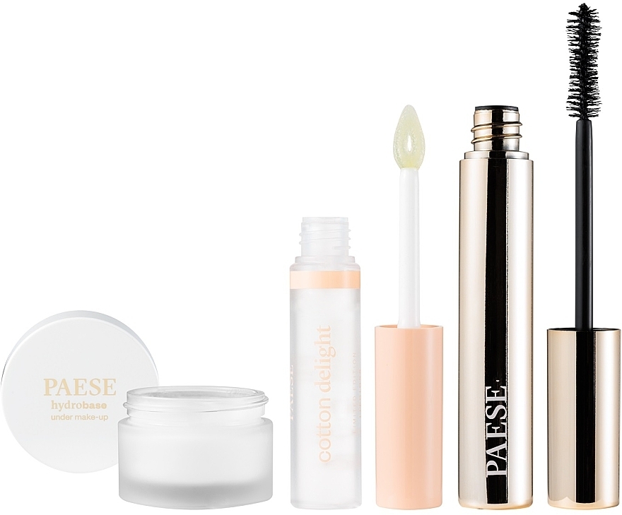 Zestaw - Paese Perfect Set (hydrobase/30ml + l/gloss/7.5ml + mascara/10.5ml) — Zdjęcie N3