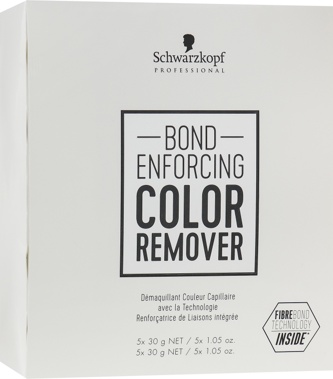 Preparat do usuwania sztucznego pigmentu z włosów - Schwarzkopf Professional Bond Enforcing Color Remover 