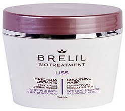 Wygładzająca maska do włosów puszących się i nieposłusznych - Brelil Bio Treatment Liss Smoothing Mask For Frizzy And Rebellious Hair — Zdjęcie N2