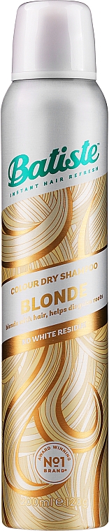 Suchy szampon - Batiste Dry Shampoo Plus With A Hint Of Colour Brilliant Blonde