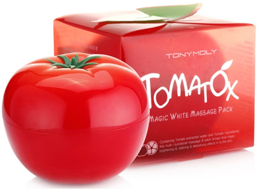 Rozświetlająca maseczka do twarzy - Tony Moly Tomatox Magic White Massage Pack — Zdjęcie N1