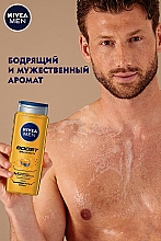 Żel pod prysznic 3 w 1 do ciała, twarzy i włosów - Nivea Men Boost Shower Gel — Zdjęcie N6