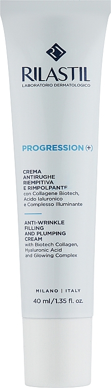 Krem do twarzy - Rilastil Progression ( + ) Anti-Wrinkle Filling Plumping Cream  — Zdjęcie N1
