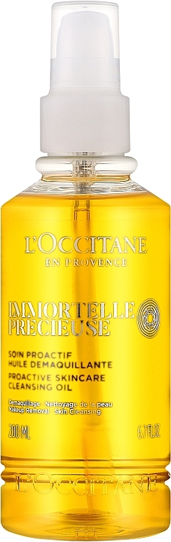 Olejek do demakijażu - L'Occitane Immortelle Precious Proactive Skincare Cleansing Oil — Zdjęcie N1