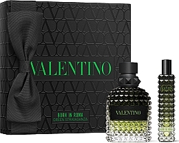 Valentino Born In Roma Green Stravaganza - Zestaw (edt/50ml + edt/15ml) — Zdjęcie N1