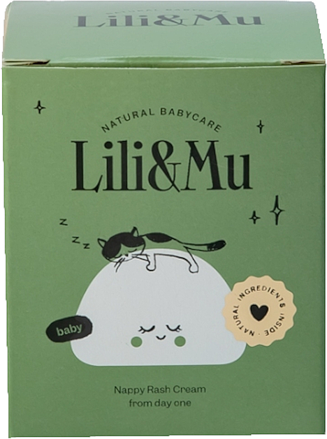 Delikatny krem na odparzenia - Lili&Mu Nappy Rash Cream — Zdjęcie N2