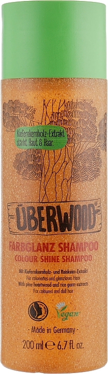 Szampon do włosów farbowanych i zniszczonych - Uberwood Colour Shine Shampoo