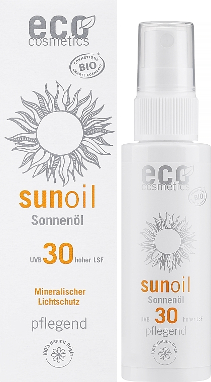 Przeciwsłoneczny olejek SPF 30 - Eco Cosmetics Sun Oil SPF 30 — Zdjęcie N2