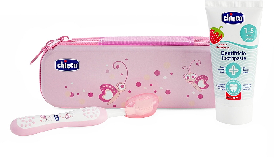 Podróżny zestaw dla dzieci - Chicco (Toothbrush + Toothpaste 50 ml)