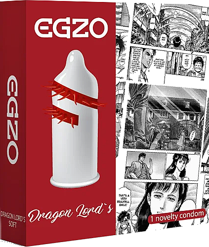 Prezerwatywy z wypustkami - Egzo Dragon Lords — Zdjęcie N1