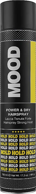 Silnie utrwalający lakier do włosów - Mood Power & Dry Hairspray