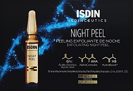 Złuszczające serum na noc z kwasem glikolowym - Isdin Isdinceutics Night Peel — Zdjęcie N1